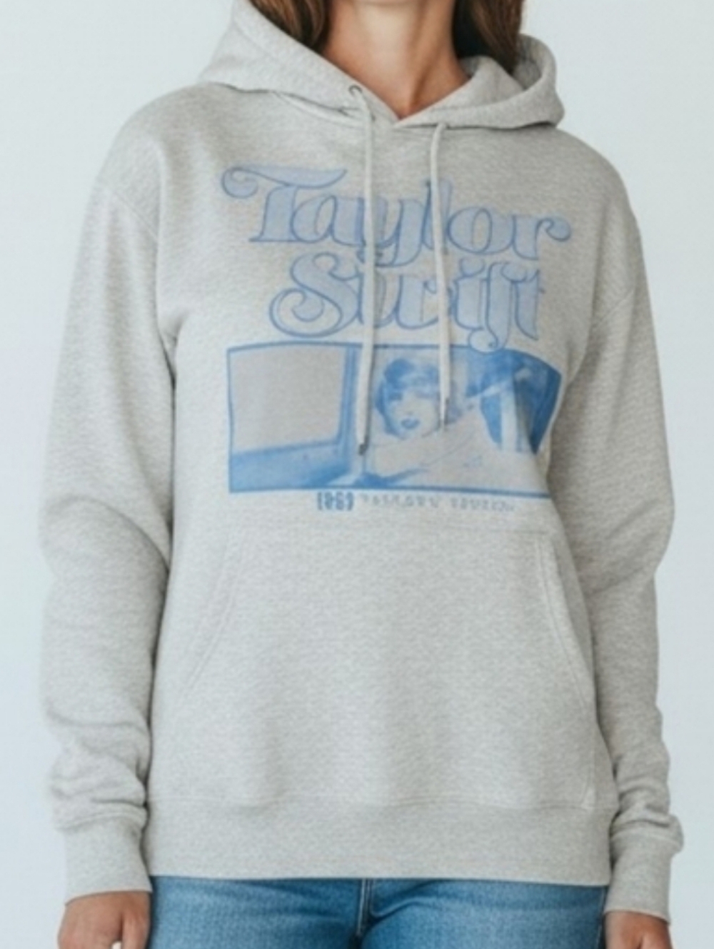 Taylor Swift Gray Hoodie Taylors Version 1989 XS